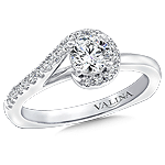 Spiral Style Engagement Rings